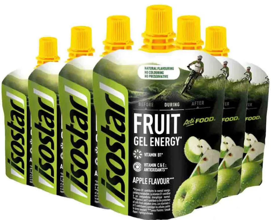 Isostar Energy Gel Appel - 6x90g