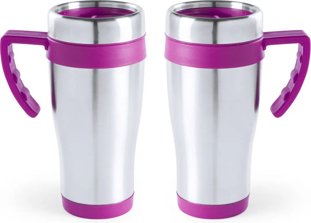 Carson RVS Thermosbeker 500ml - Paars