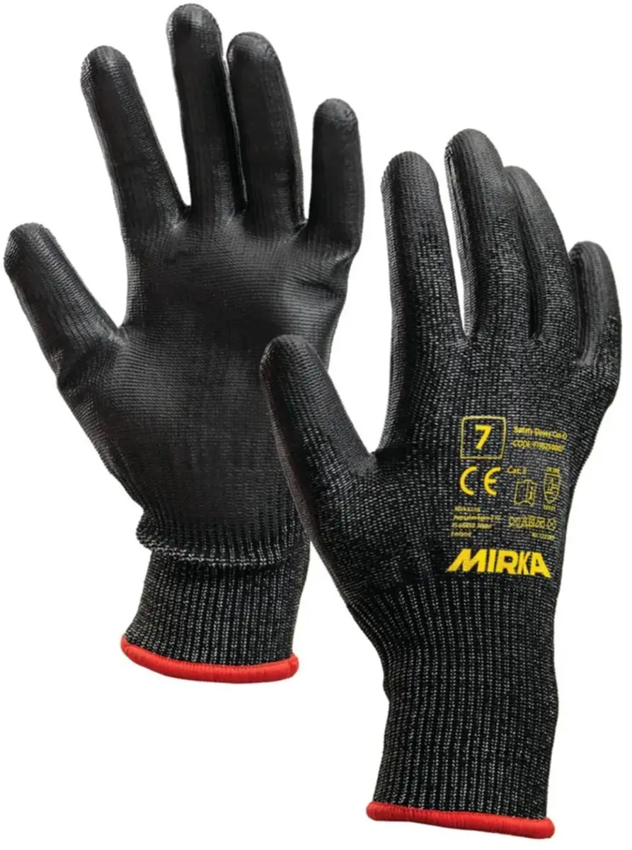 Mirka Safety Gloves Cut-D Maat 7