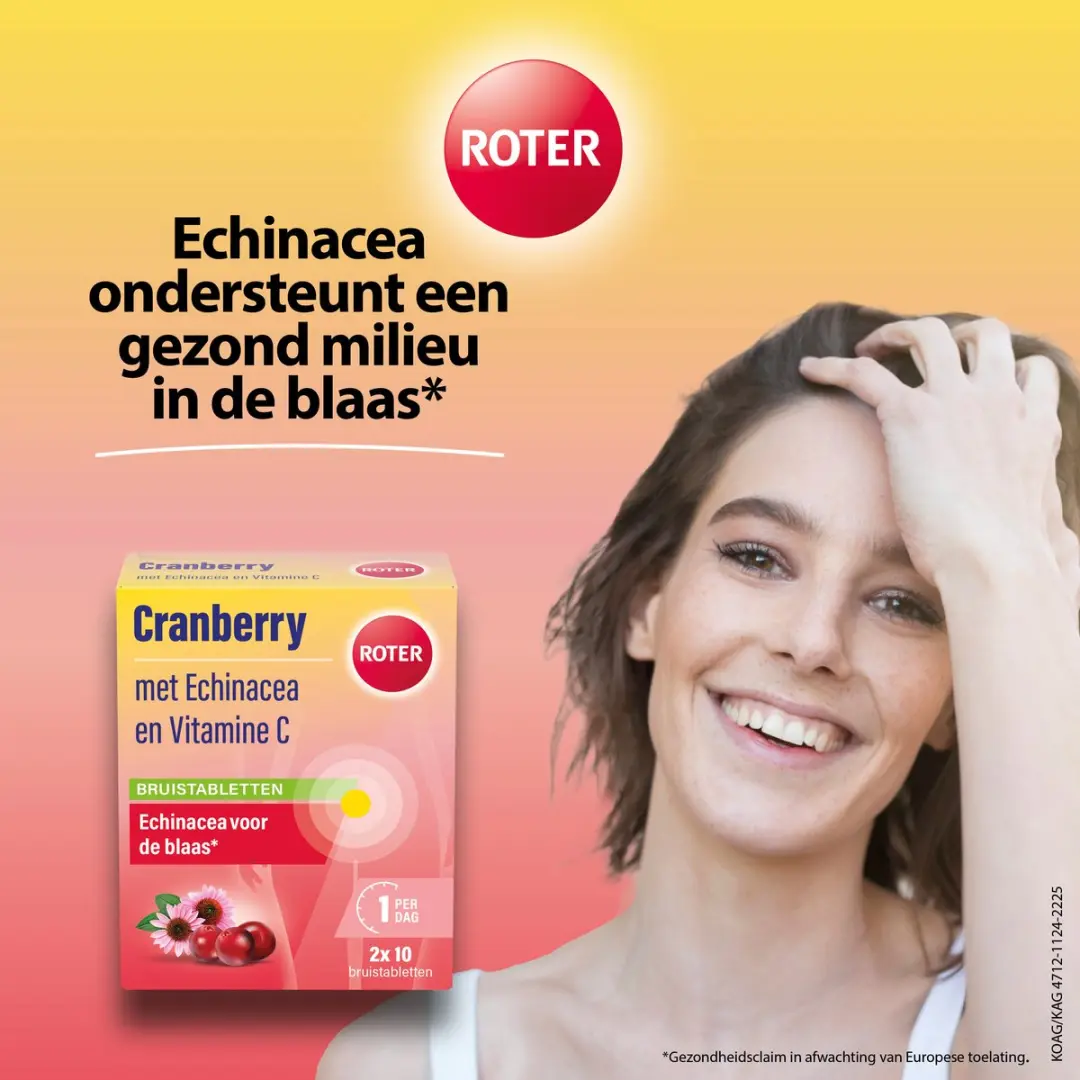 Roter Cranberry Bruistabletten 20 Stuks