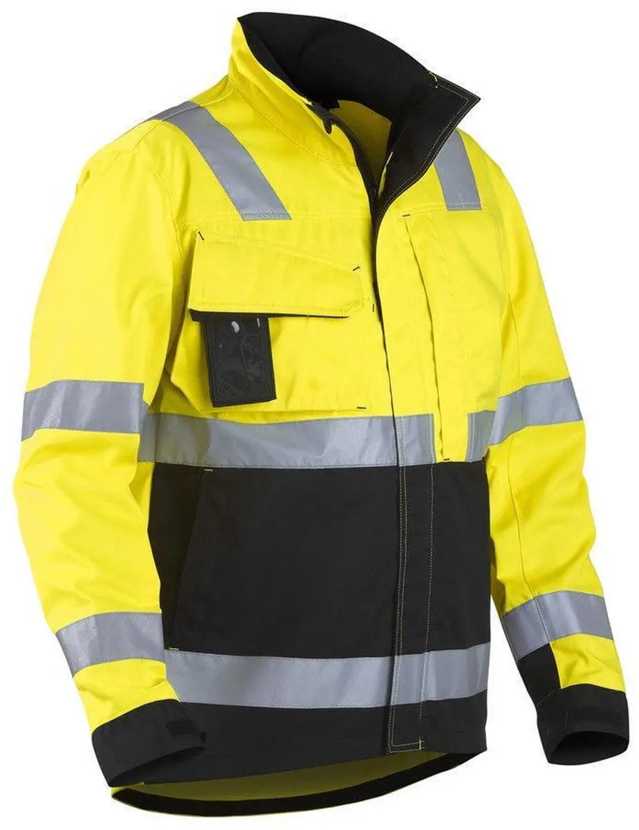 Blåkläder 4064-1811 Jack Ongevoerd High Vis Klasse 3 - Geel/Zwart XXXL