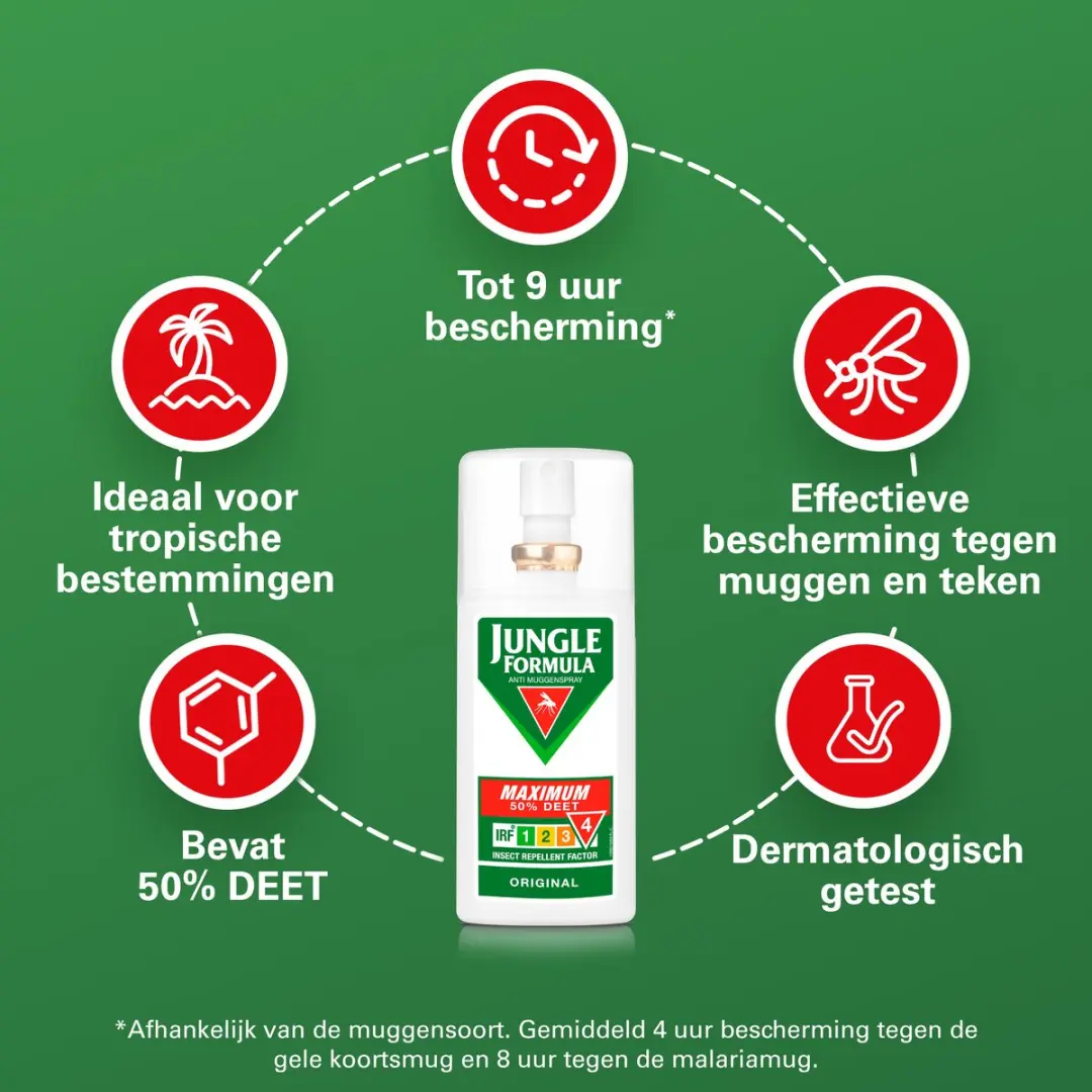 Jungle Formula Maxim Original Muggenspray 75ml - 50% DEET