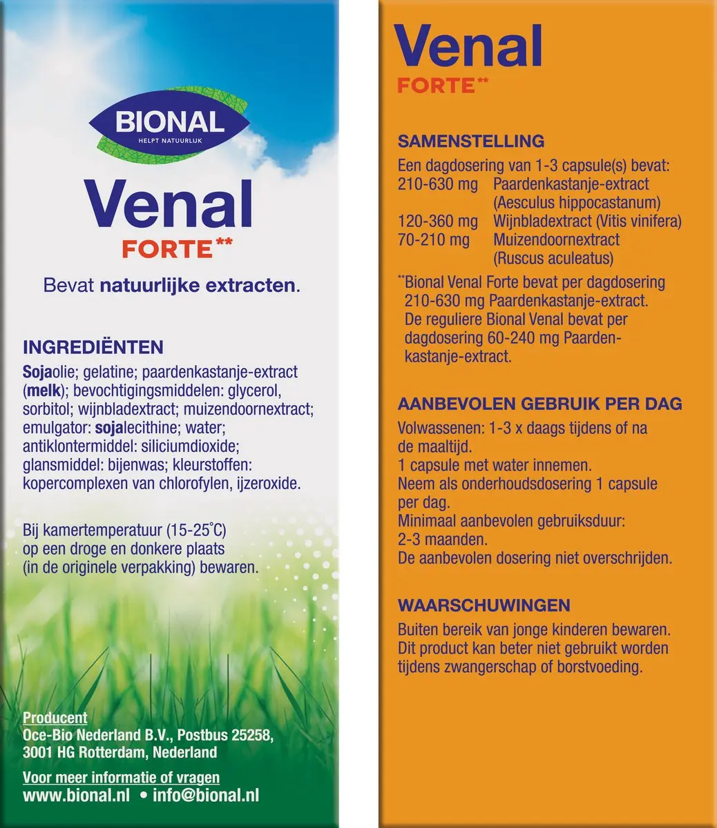 Bional Venal Forte Capsules - 40 Stuks