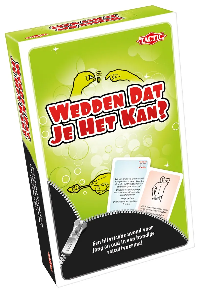 Tactic Wedden Dat Je Het Kan Compacte Editie - Bordspel 55959