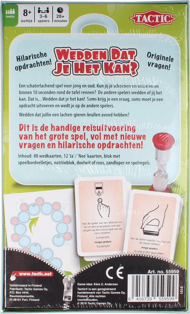 Tactic Wedden Dat Je Het Kan Compacte Editie - Bordspel 55959