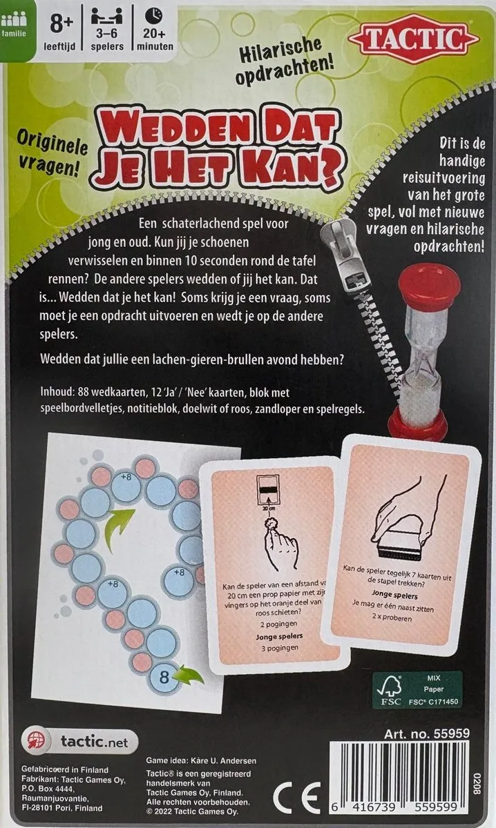 Tactic Wedden Dat Je Het Kan Compacte Editie - Bordspel 55959