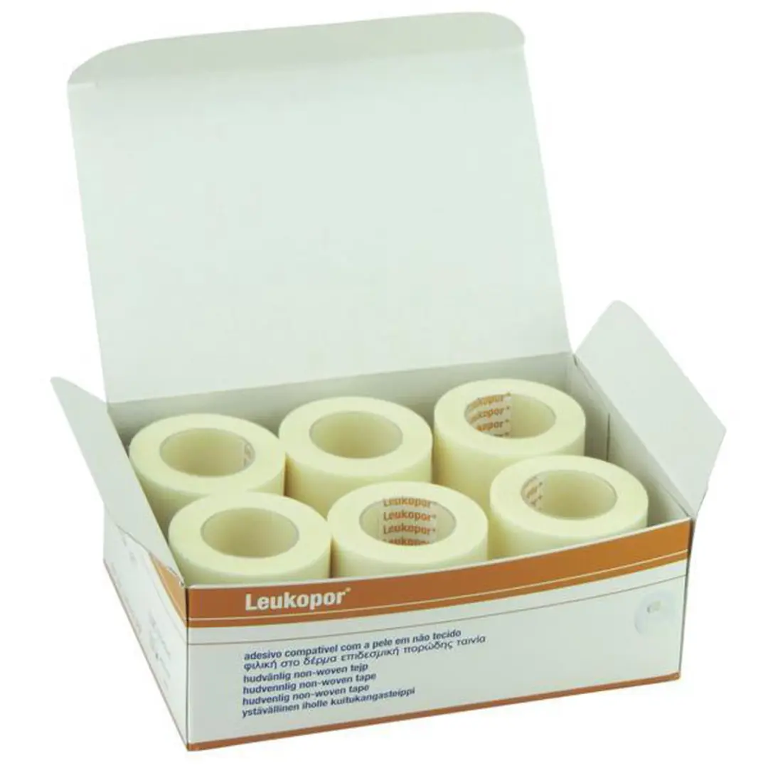 Leukoplast Leukopor Huidvriendelijke Hechtpleister 9.2m x 2.5cm - 12 Stuks