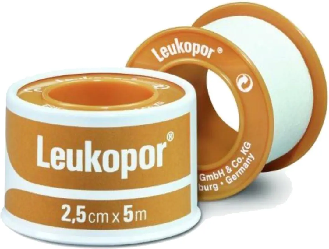 Leukoplast Leukopor Huidvriendelijke Hechtpleister 9.2m x 2.5cm - 12 Stuks