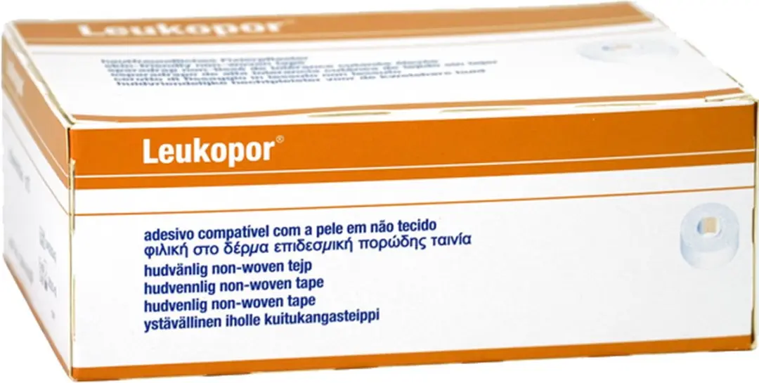 Leukoplast Leukopor Huidvriendelijke Hechtpleister 9.2m x 2.5cm - 12 Stuks