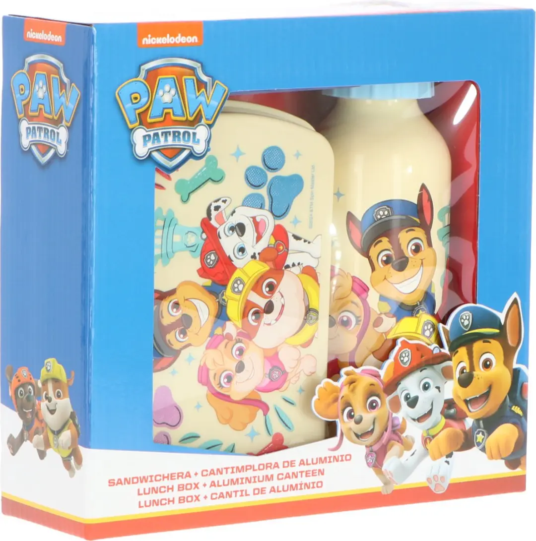 PAW Patrol Lunchset - Broodtrommel & Drinkfles 0,5L Multi