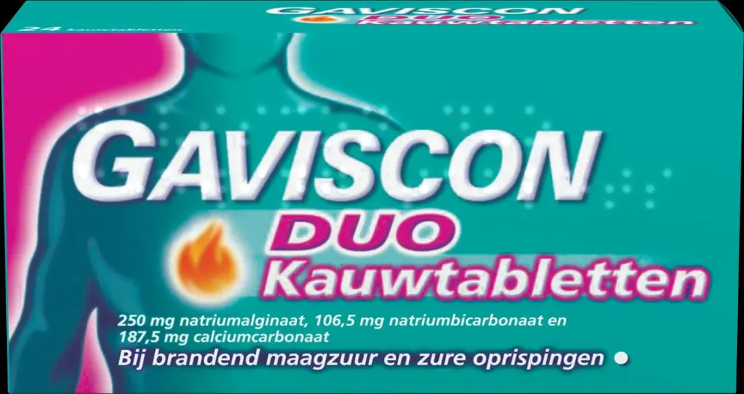 Gaviscon Duo Maagzuurremmer Kauwtabletten
