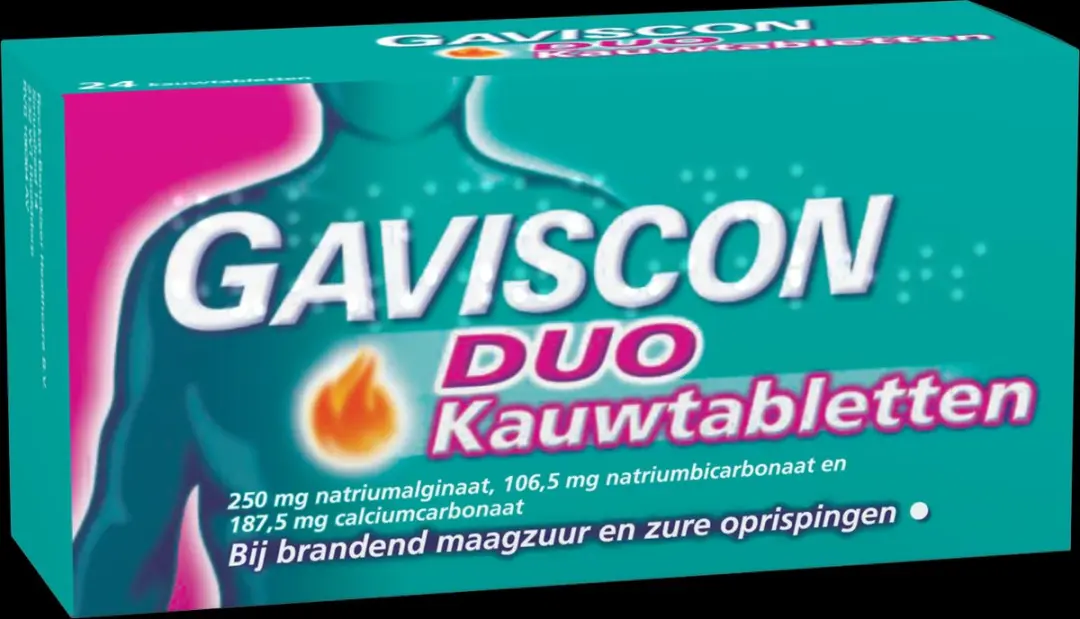 Gaviscon Duo Maagzuurremmer Kauwtabletten - 24 Stuks
