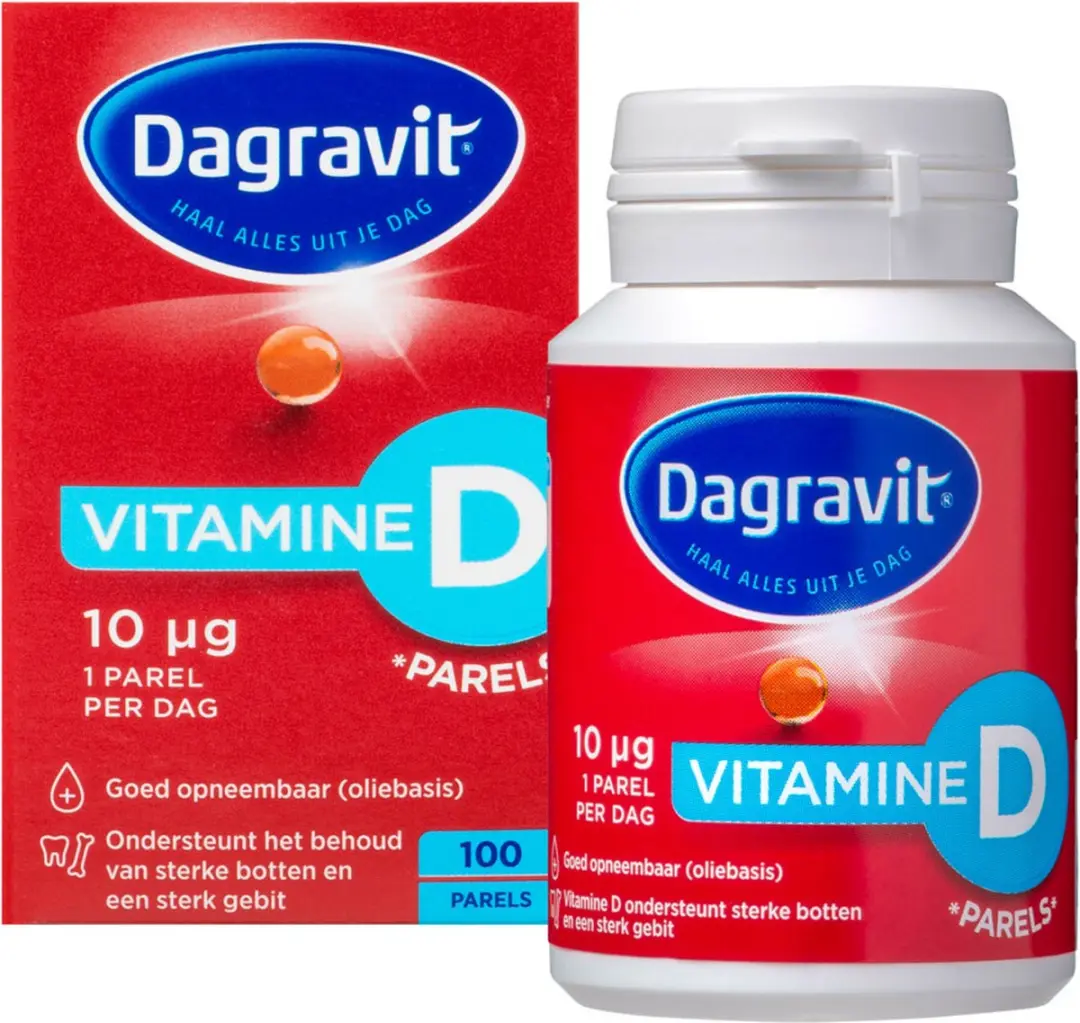 Dagravit Vitamine D Parels 10µg
