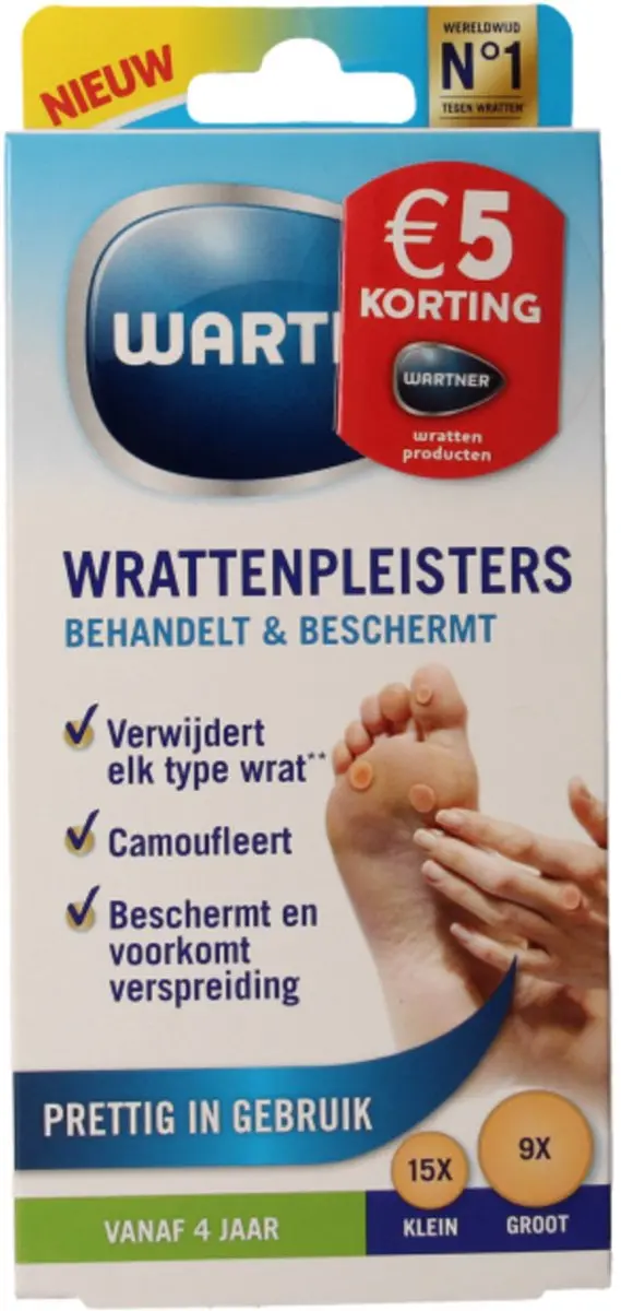Wartner Wrattenpleisters - 24 Stuks
