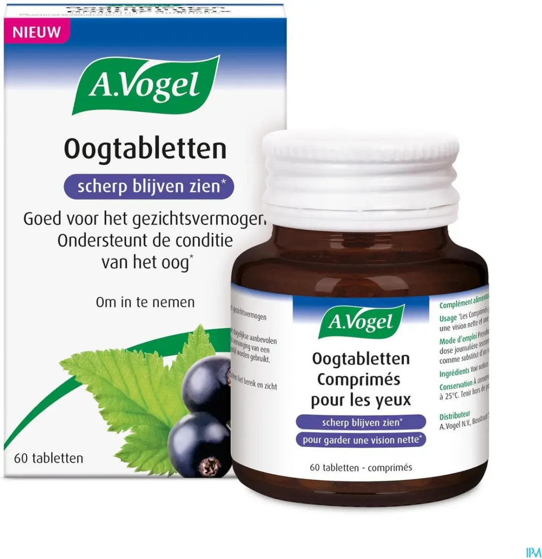 A.Vogel Oogtabletten 60 Stuks