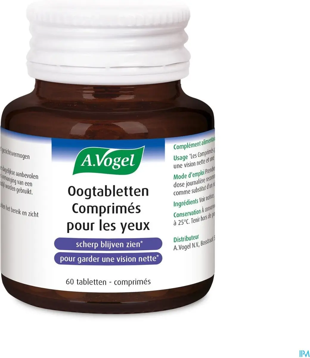 A.Vogel Oogtabletten 60 Stuks