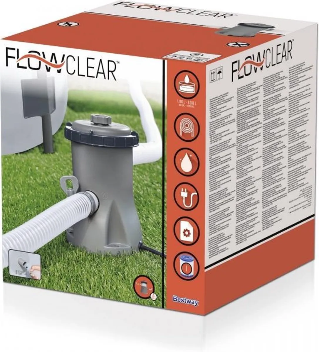 Bestway Flowclear 58381 Zwembadpomp - 1249 l/h