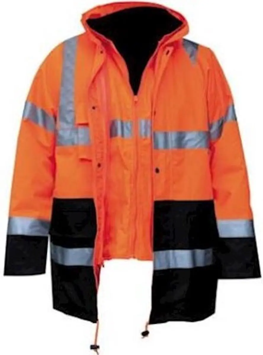 Oxxa M-Wear 0981 4-in-1 Parka - XL - Oranje/Marineblauw
