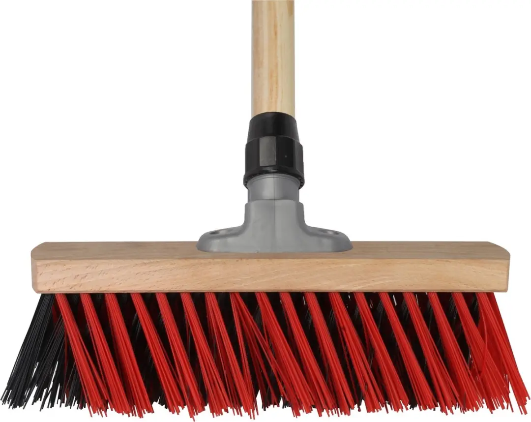 Talen Tools X-bezem BB83C - 30cm Rood/Zwart - 140cm Steel