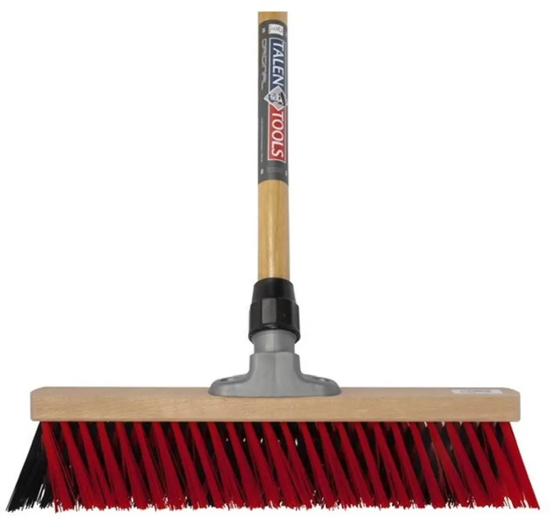Talen Tools X-bezem BB83C - 30cm Rood/Zwart - 140cm Steel