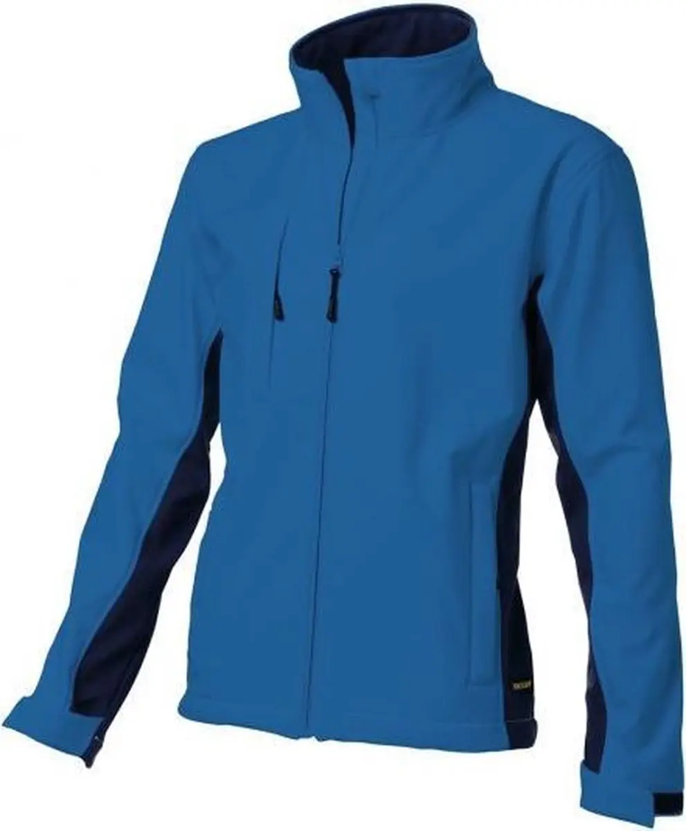 Tricorp Softshell Bicolor 402002 - Zwart/Turquoise - L
