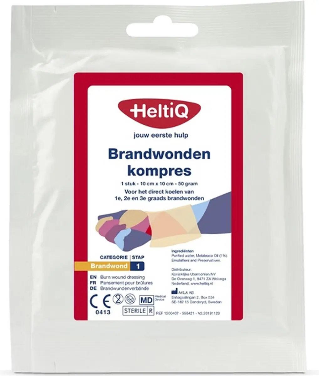 HeltiQ Brandwondenkompres