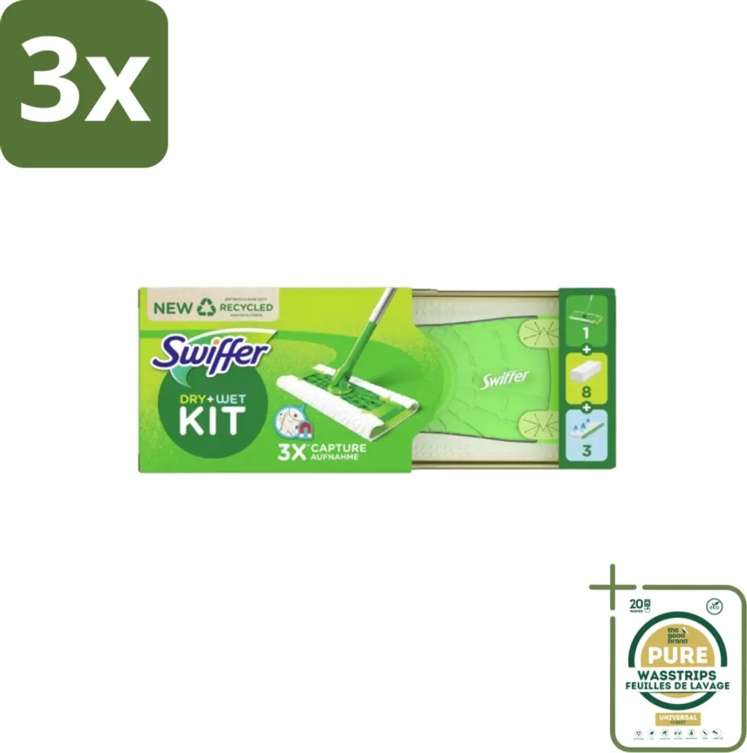 Swiffer Starterkit PG975535 Vloerreiniger - 12 Stuks - Wit