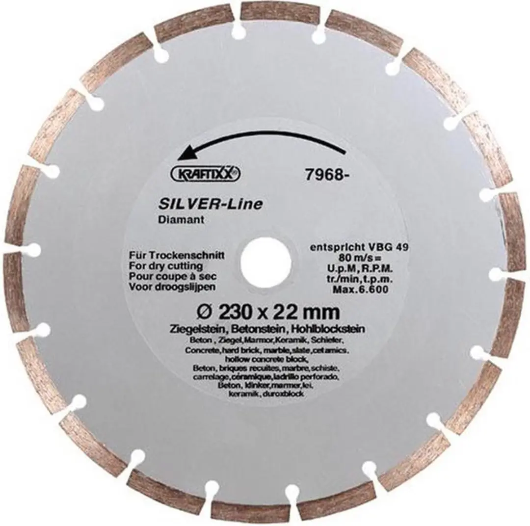 KWB KRAFTIXX Dia-doorslijpschijf 230x22mm