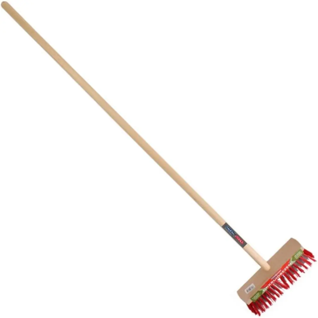 Talen Tools Onkruidbezem - Staal - Rood