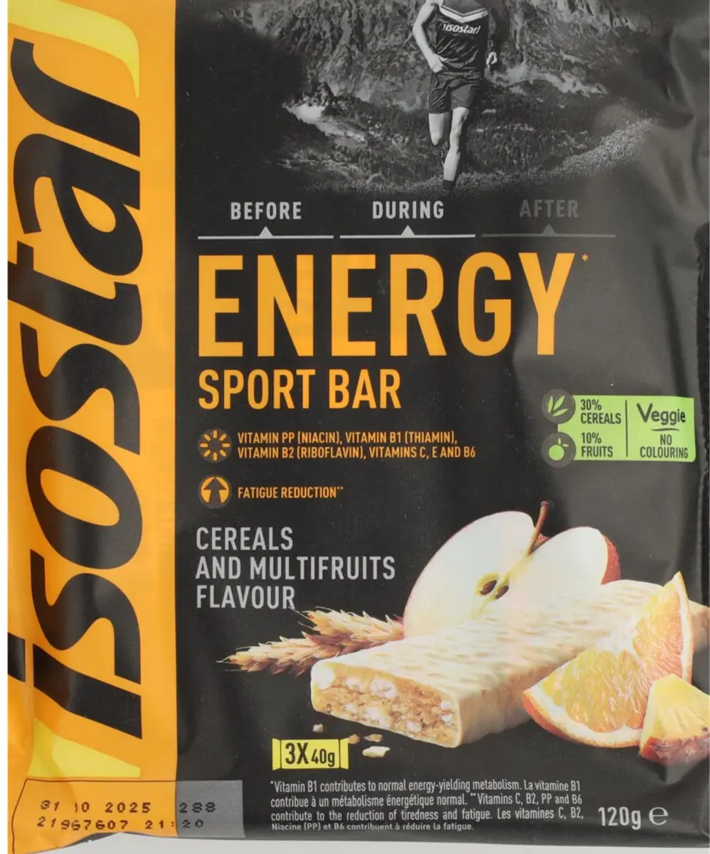 Isostar High Energy Sportreep Multifruits - 240g (6x3x40g)