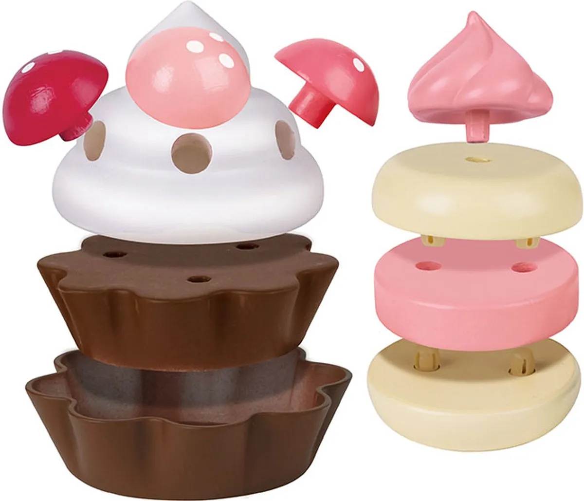 Hape Aardbeien Dessertset - Rood