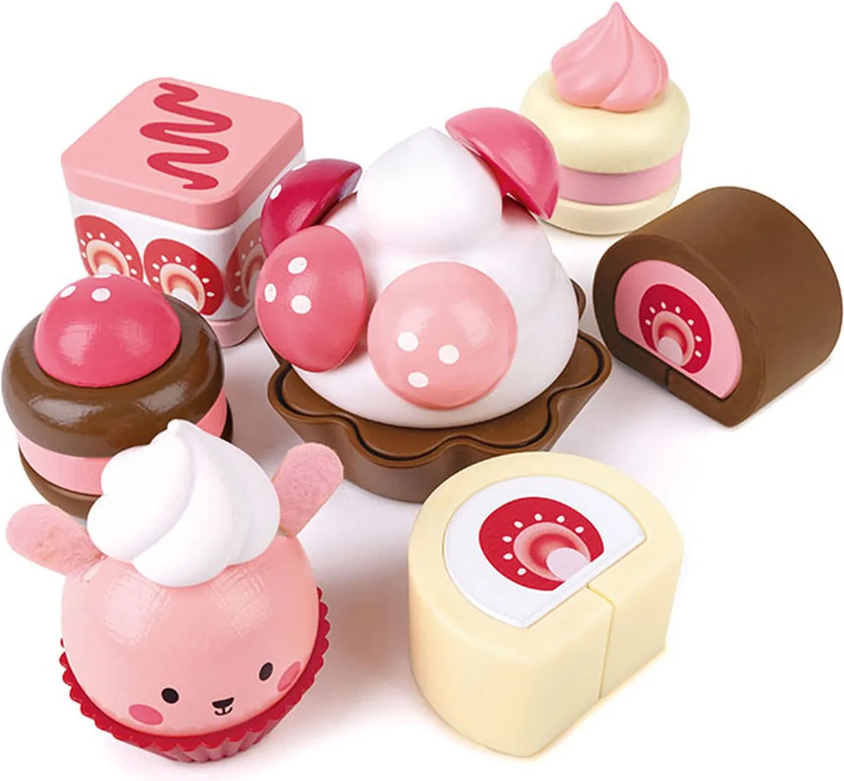 Hape Aardbeien Dessertset - Rood