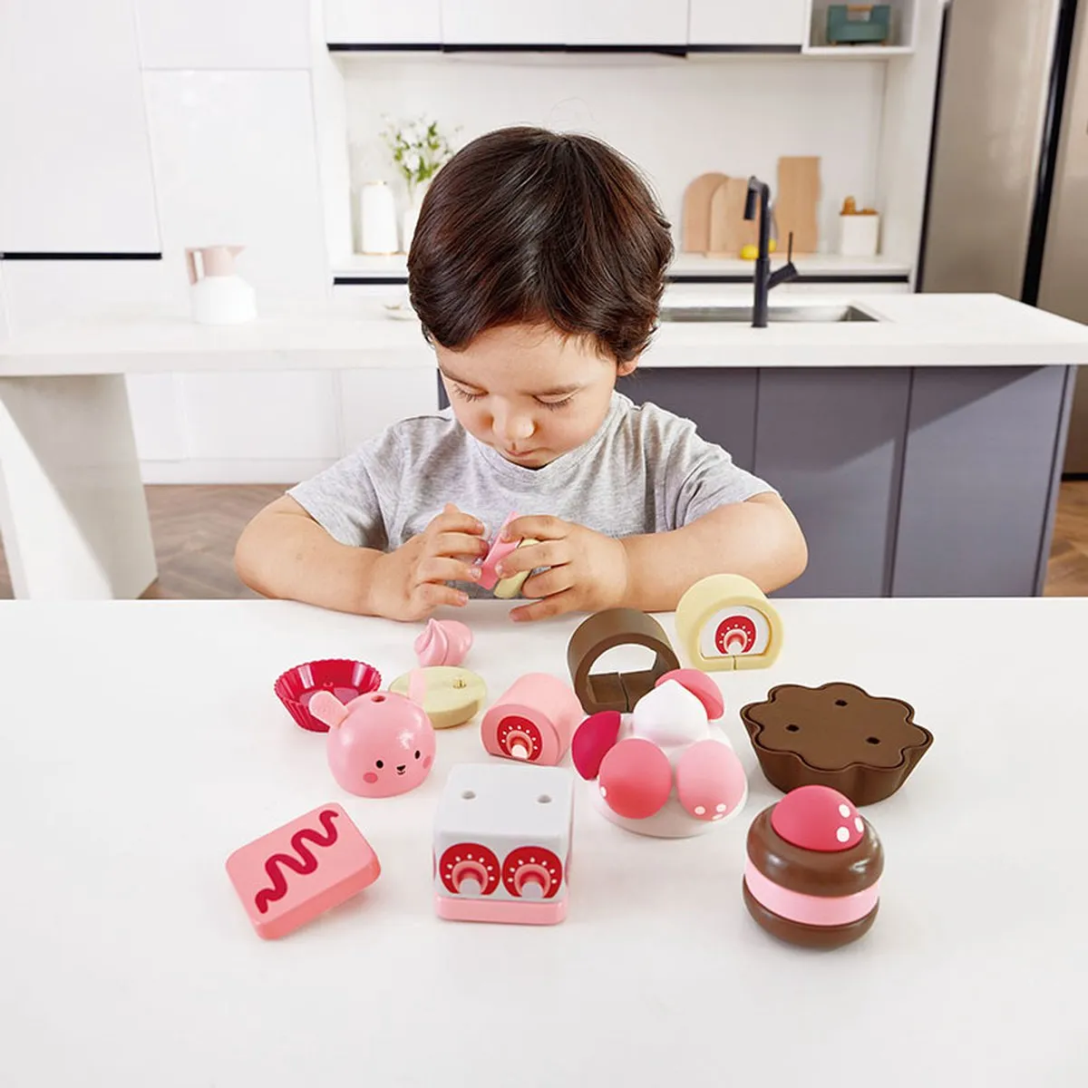 Hape Aardbeien Dessertset - Rood