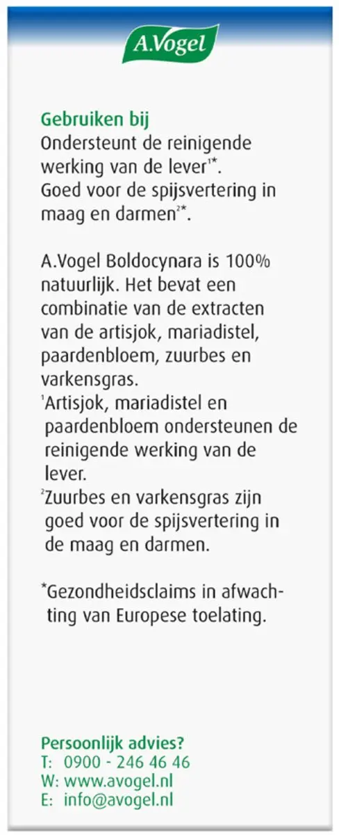 A.Vogel Boldocynara Druppels 2x50ml