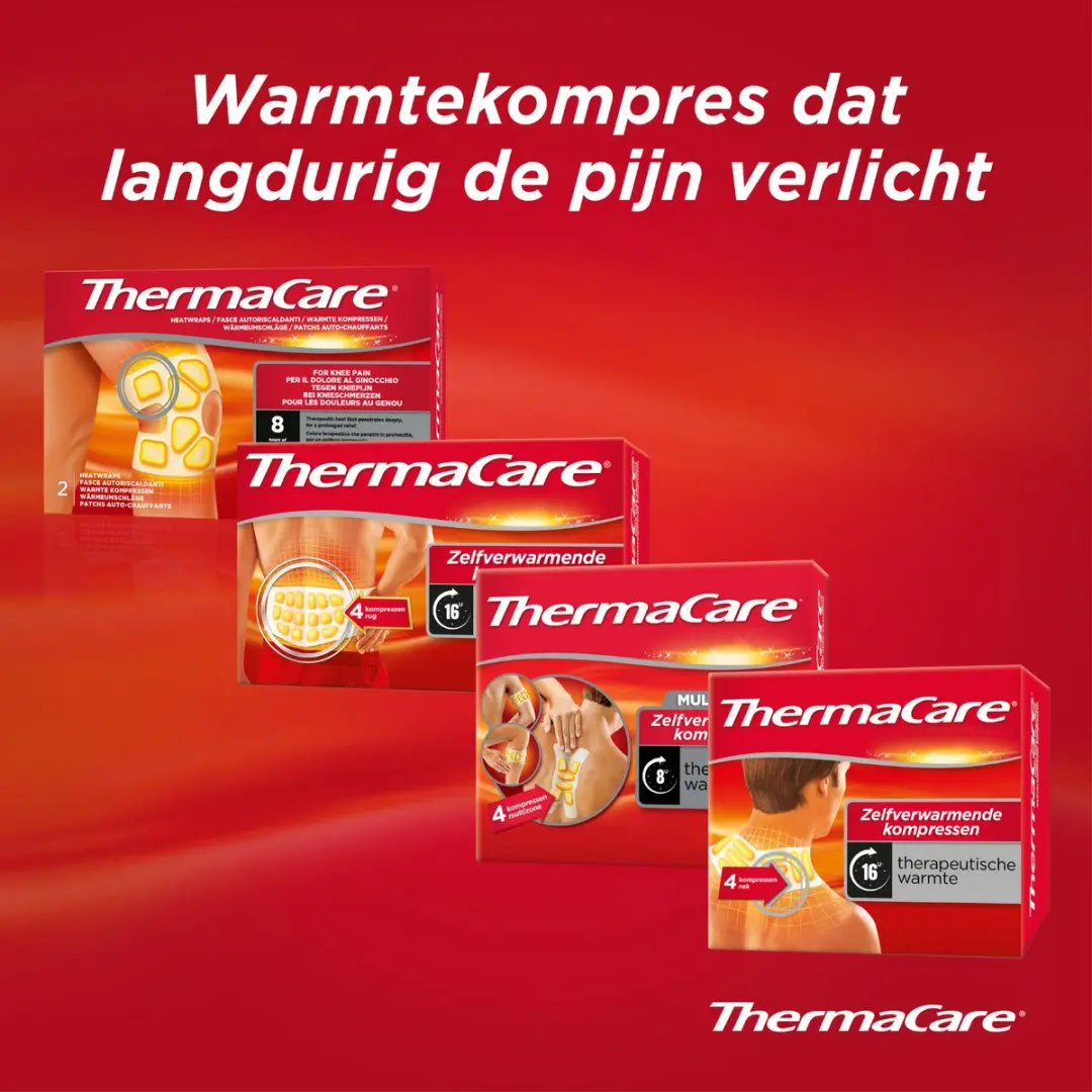 Thermacare Zelfverwarmende Kniekompressen - 2 Stuks