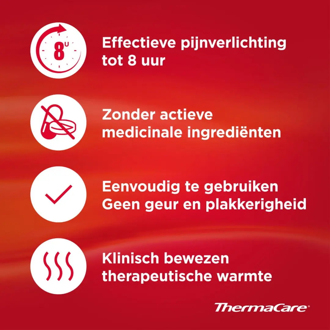 Thermacare Zelfverwarmende Kniekompressen - 2 Stuks