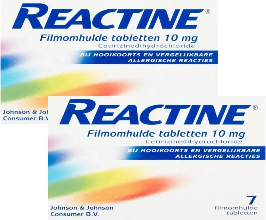 Reactine Allergietabletten Cetirizine 10mg - 14 Stuks