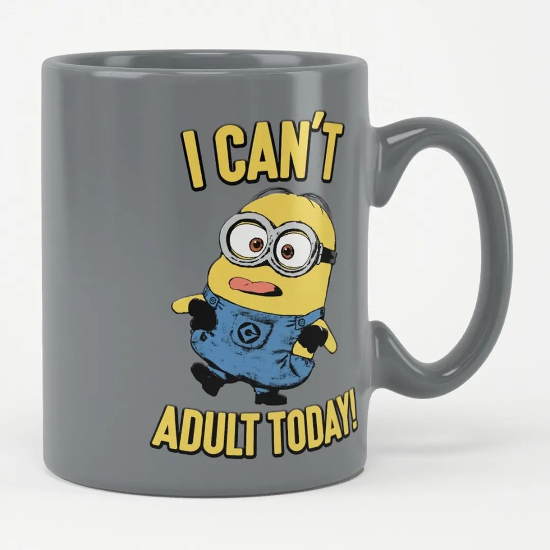 Minions I Can't Adult Today! StormGrey Koffiemok