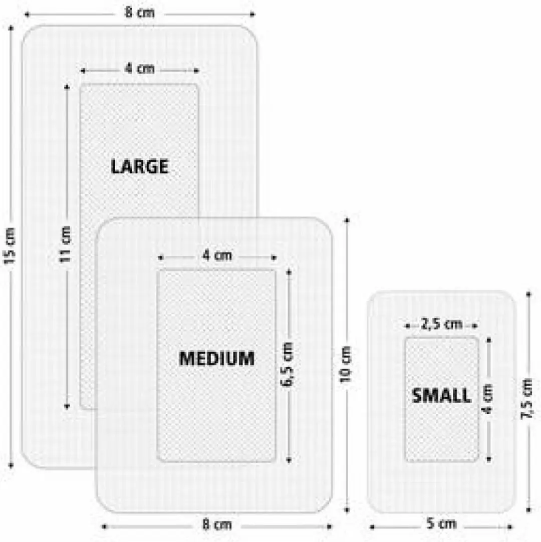 Heltiq Pleisters 15cm - 5 Stuks - Wit