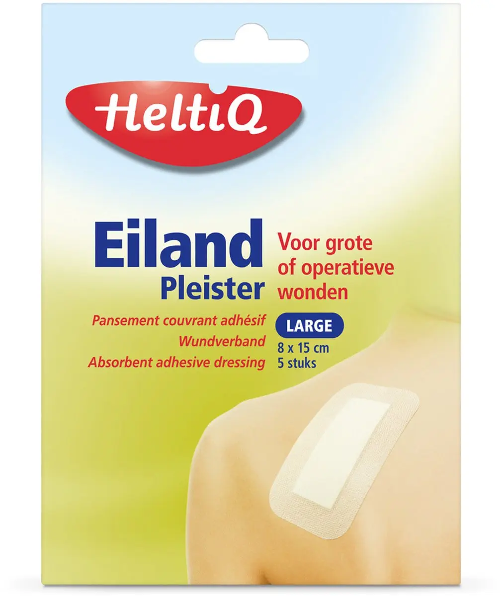 Heltiq Pleisters 15cm - 5 Stuks - Wit