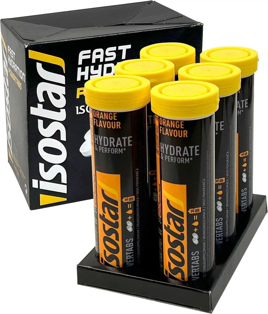 Isostar Hydrate & Perform Powertabs Sinaasappel