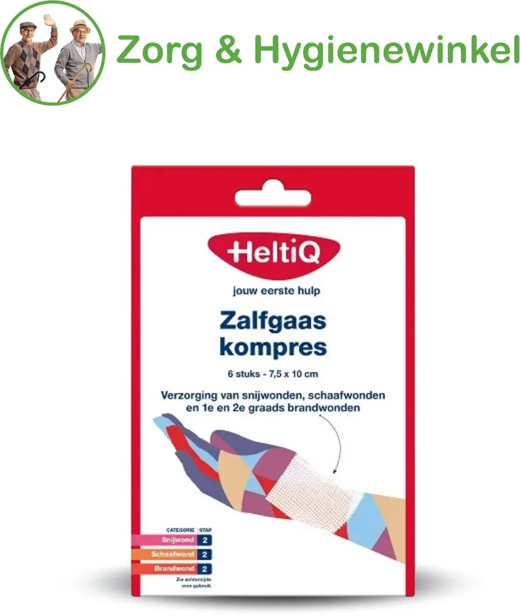 Heltiq Zalfgaaskompres 7,5x10cm