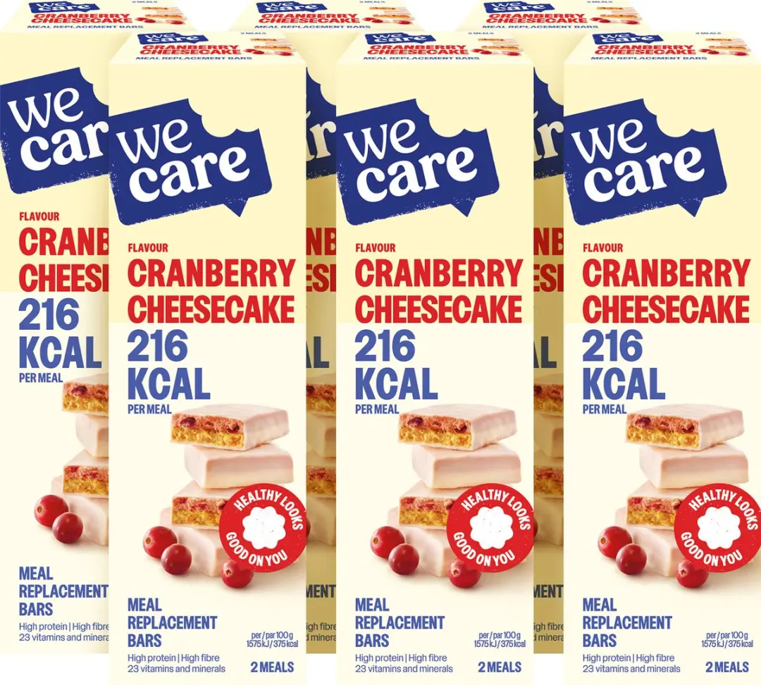 weCare Meal Replacement Bars Cranberry Cheesecake