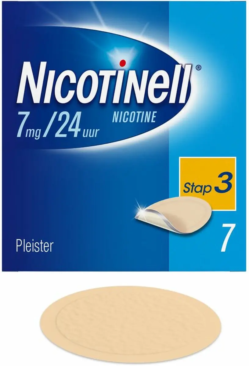 Nicotinell Nicotinepleisters 7mg - 21 Stuks