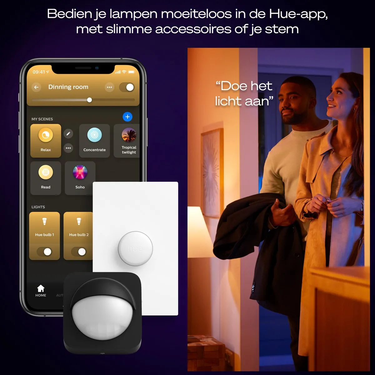 Philips Hue Aurelle Paneellamp - 39W - Zwart