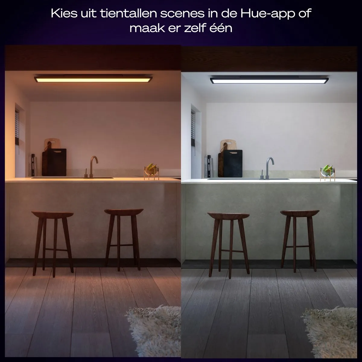 Philips Hue Aurelle Paneellamp - 39W - Zwart