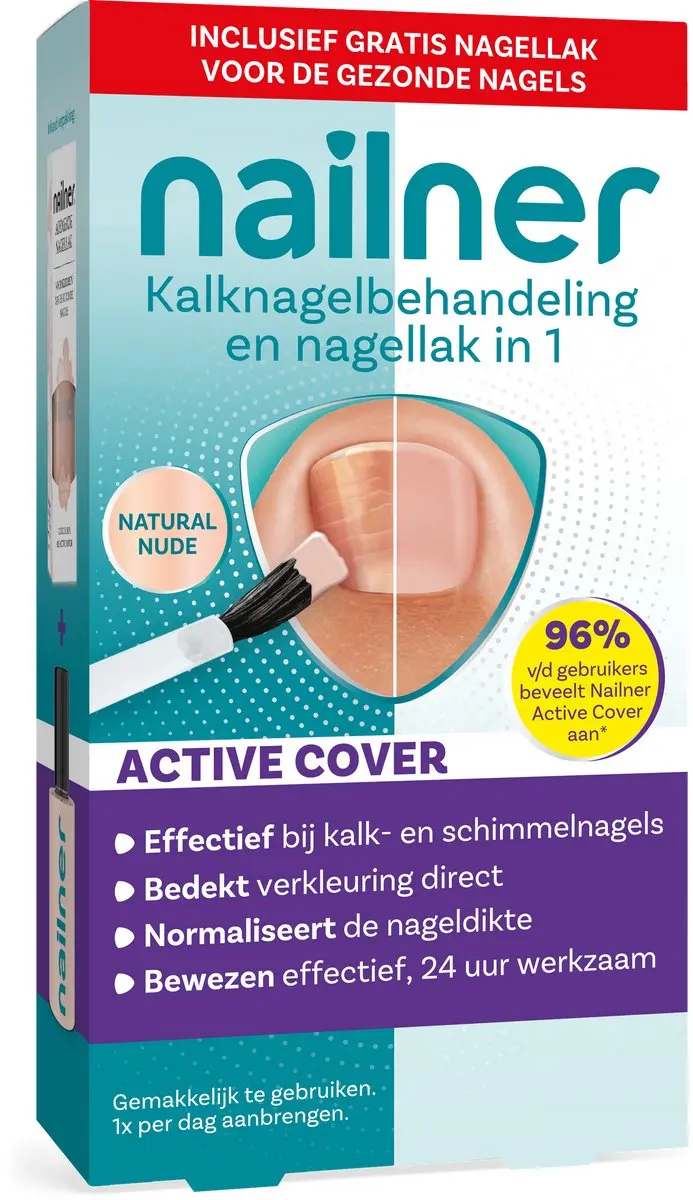 Nailner Active Cover Nude Nagellak 30ml