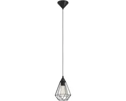 Eglo Tarbes Hanglamp E27 - Ø17,5cm - Zwart