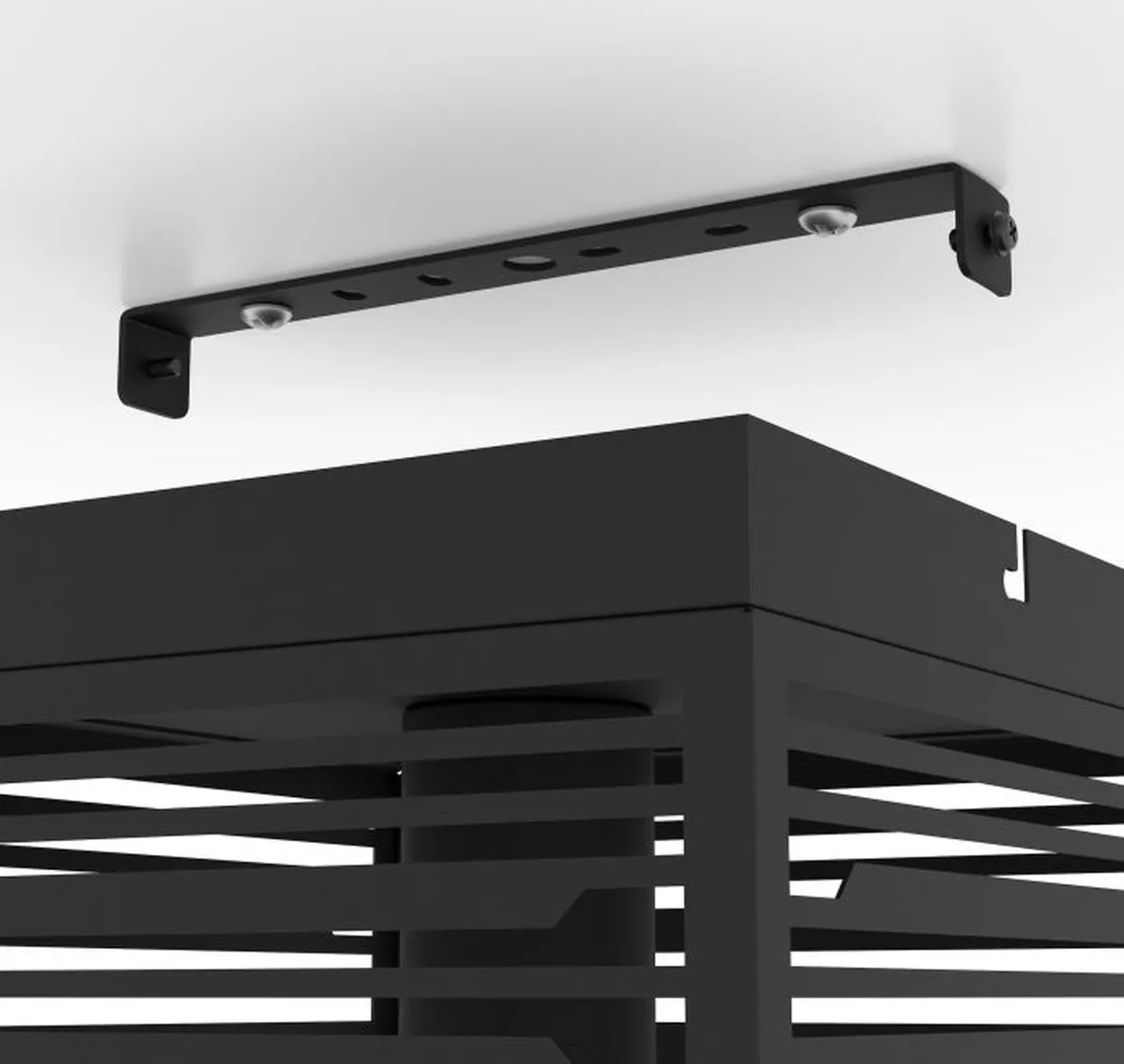Eglo Piedritas Plafondlamp E27 - 2 Lichtpunten - 18cm - Zwart