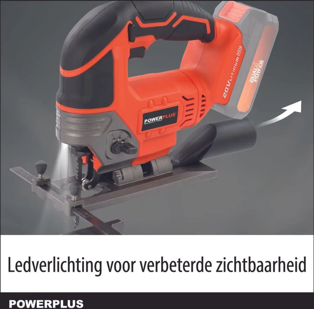 Powerplus POWDP25300 Dual Power Decoupeerzaag - afbeelding 6 van 6